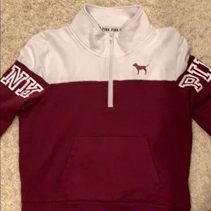 PINK maroon sweatshirt